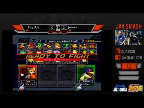 Jax Smash Weekly 5/26/16  - Fire Ant(Fox) Vs. James(Falco) LF Melee