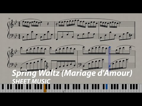 Spring Waltz - Chopin (Mariage d'Amour) (+ Sheet Music)