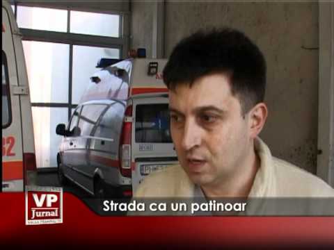 Strada ca un patinoar