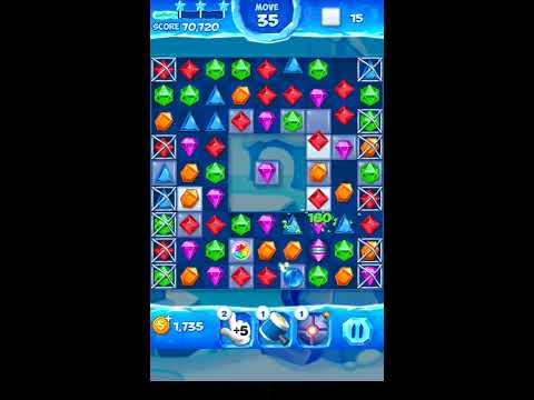 Jewel Pop Mania:Match 3 Puzzle Level 91 ( Jewel Ice Episode ) - Walkthrough ( No Booster )