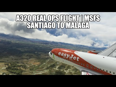 A320 Real Ops Flight - Santiago to Malaga | FlyByWire A32NX & VATSIM in MSFS 2020