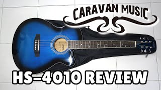 Video thumbnail for Caravan Music HS-4010 guitar review | Best budget guitar by Lesley TV