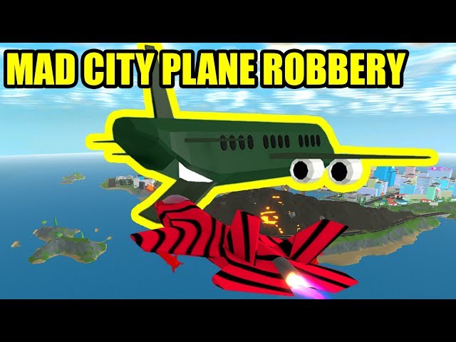 How To Rob Cargo Plane Mad City - dissapearing plates roblox