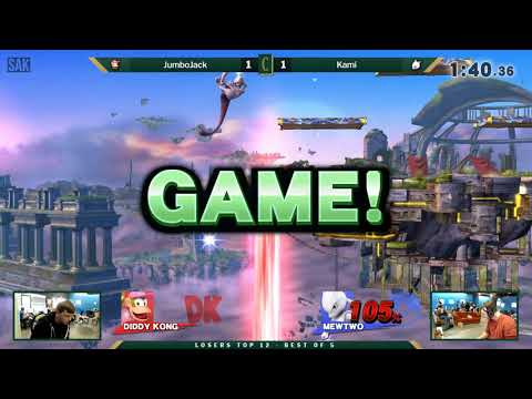 Chronicles: Back to Bracket Losers Top 12 - JumboJack (Diddy Kong) vs Kami (Mewtwo)