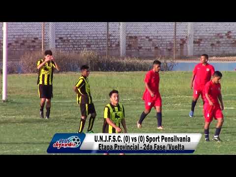 U.N.J.F.S.C. (0) vs (0) SPORT PENSILVANIA - ETAPA PROVINCIAL - 2DA FASE/VUELTA 2018.