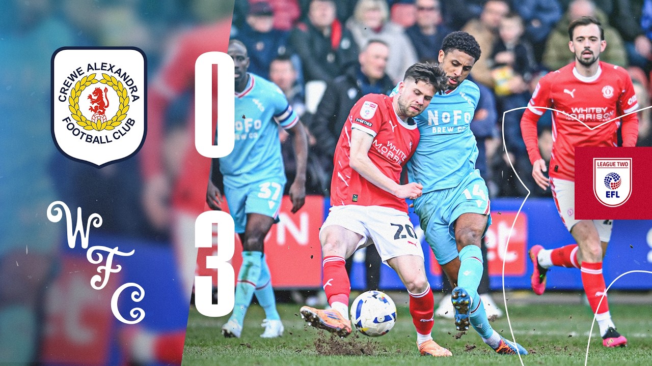 Crewe Alexandra vs Walsall Highlights
