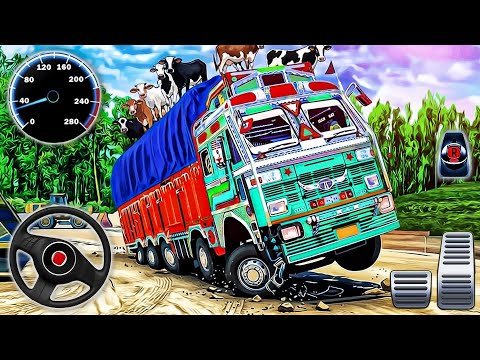 Offroad Indian Truck Driver Simulator - Cargo Truck Driving - Android GamePlay