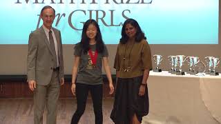 Math Prize for Girls 2017  Private Olympiad Ceremony, Emma Kerwin