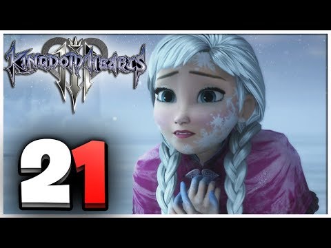 Kingdom Hearts 3 Walkthrough Part 21 Frigid Fate! Frozen BOSS (PS4 Pro Gameplay)