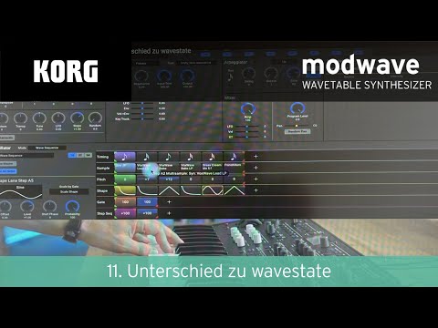 KORG modwave Master Class - Folge 11: Unterschied zu wavestate
