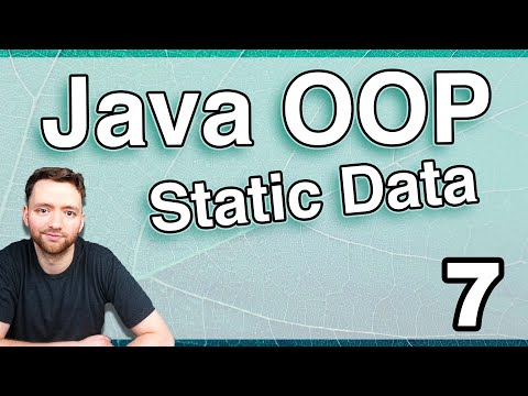 Static Data Members Java OOP 7