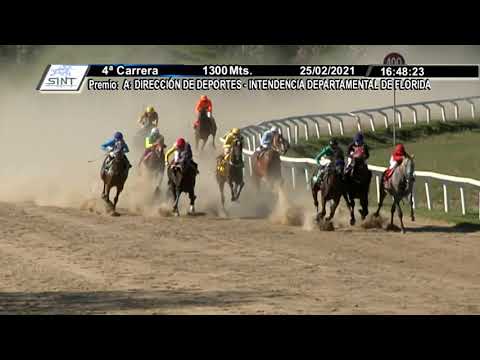 25/02/2021 – Hipodromo Florida – Carr 4 - A: DIRECCIÓN DE DEPORTES - INTENDENCIA DEPARTAMENTAL