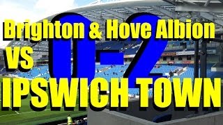 preview picture of video 'Brighton 0-2 Ipswich | Ipswich fans at the Falmar Stadium | 22/03/14'