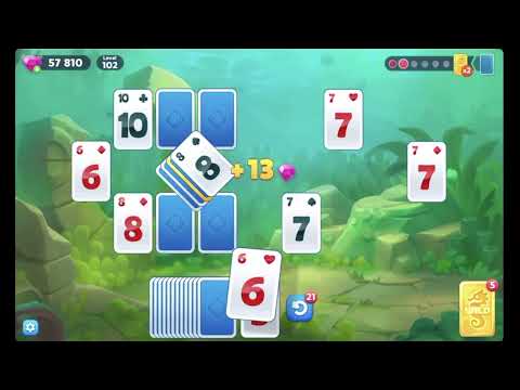Fishdom Solitaire Level 102 🐠♦️🐡 ➖ FULL STORY ➖ CaroGamesNL