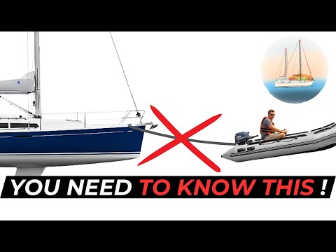 How NOT TO Tow Sailboat in EMERGENCY (Tow Like a Pro with your dinghy)
