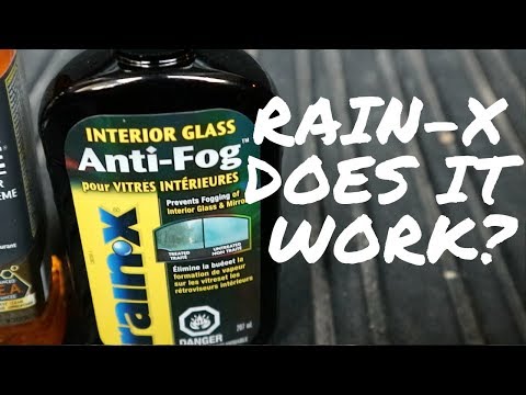 Applying Rain-X Anti Fog To The RSX (DOES IT WORK?)