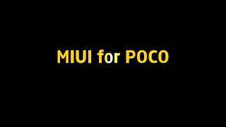 MIUI FOR POCO F1 a complete customised UI