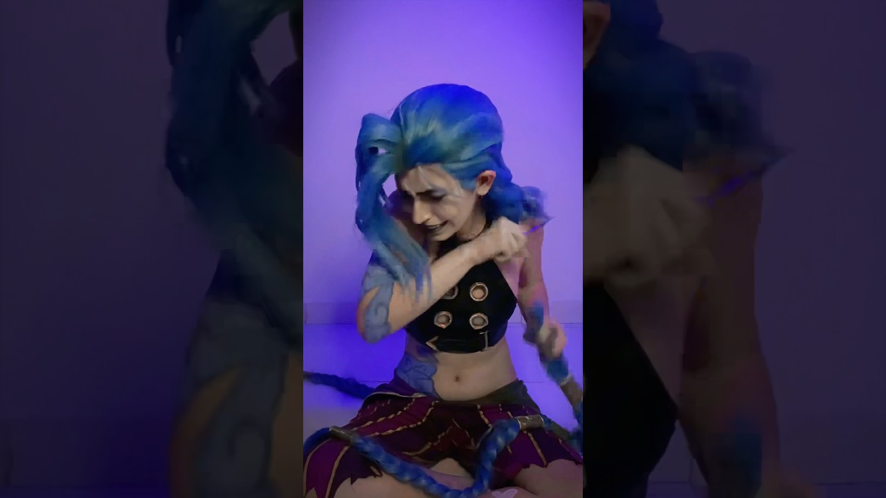 happy new year #jinx#arcane#cosplay#jhenx#wig