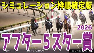 【アフター5スター賞2026】シミュレーション枠順確定版 南関東所属のトップホースによって争われる古馬短距離路線のSIII競走！JBCスプリントへ繋がる重要レースを徹底攻略！！