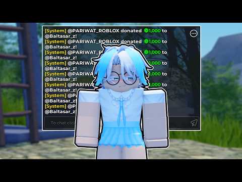 ผมแกล้งผู้เล่นด้วยคำสั่งโดเนท Robux ปลอม!! | Roblox จุดพักใจ