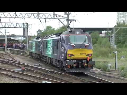 68027 & 68025/88002 The Settle and Carlisle Pioneer @ Crewe 20-05-17