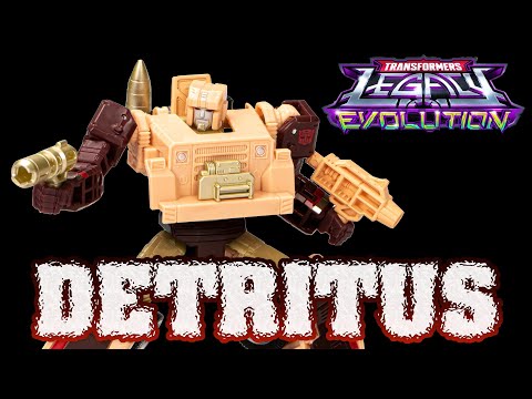 Transformers Legacy Evolution Detritus (Deluxe Class) | #transformers #giantrobots