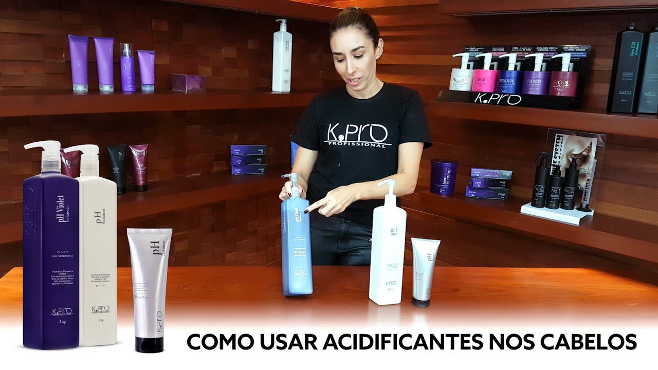Como usar acidificante nos cabelos | pH Balancer e pH Violet | K.PRO Profissional