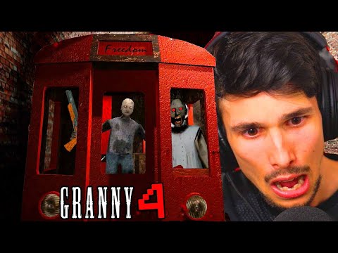 LA NONNA HA LETTERALMENTE UN TRENO NASCOSTO in CASA!! | Granny 4 *Nuovo*