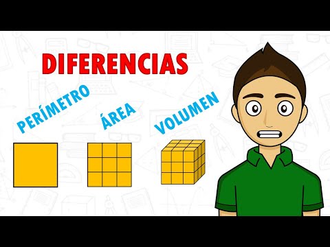 DIFERENCIAS PERÍMETRO, ÁREA Y VOLUMEN Super Fácil  - Para principiantes