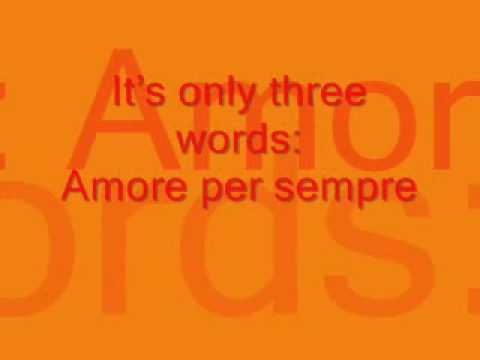 Nevio Passaro - Amore per sempre (lyrics) (deutsch)