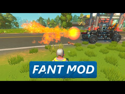 Scrap Mechanic Survival / Creative | Fant Mod 6.0 - Test Branch - NEW Flamethrower Weapon!
