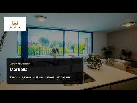 Spectacular Beachside Garden Apartment with Villa-Like Grandeur in Marbella - Video