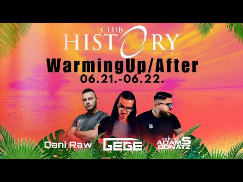 Gege - WarmingUp/After Live _ History Club - Siófok. 2024.06.22.