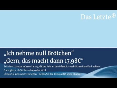 Musterschreiben gegen die GEZ