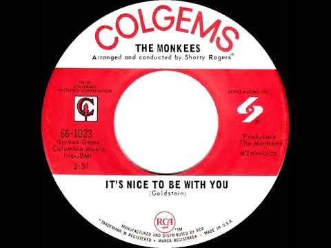 1968 HITS ARCHIVE: It’s Nice To Be With You - Monkees (mono 45)