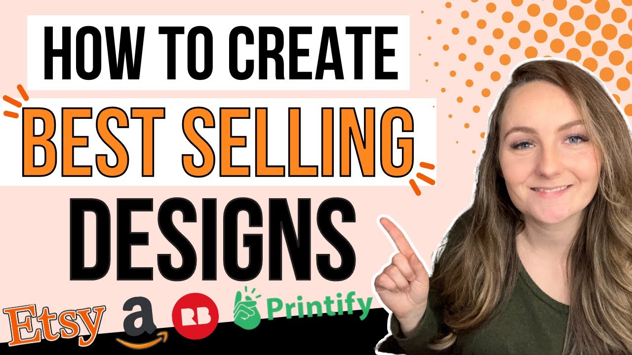 How To Create T-Shirt Designs That Sell - Print On Demand + Etsy for Beginners