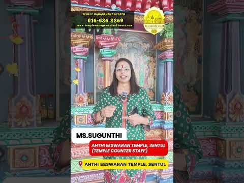 Grateful for the kind words from Ahthi Eswaran Temple, Sentul