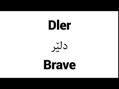 How to Pronounce Dler! - Middle Eastern Names