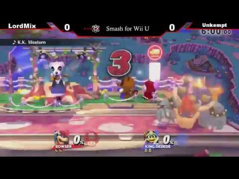 R3G | Fusion 2 | SSB for Wii U - Instigation Station - LordMix Vs Unkempt