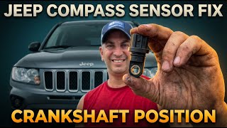 (DIY) How To Replace 2011-2017 Jeep Compass Crankshaft Position Sensor (SAVE MONEY!)