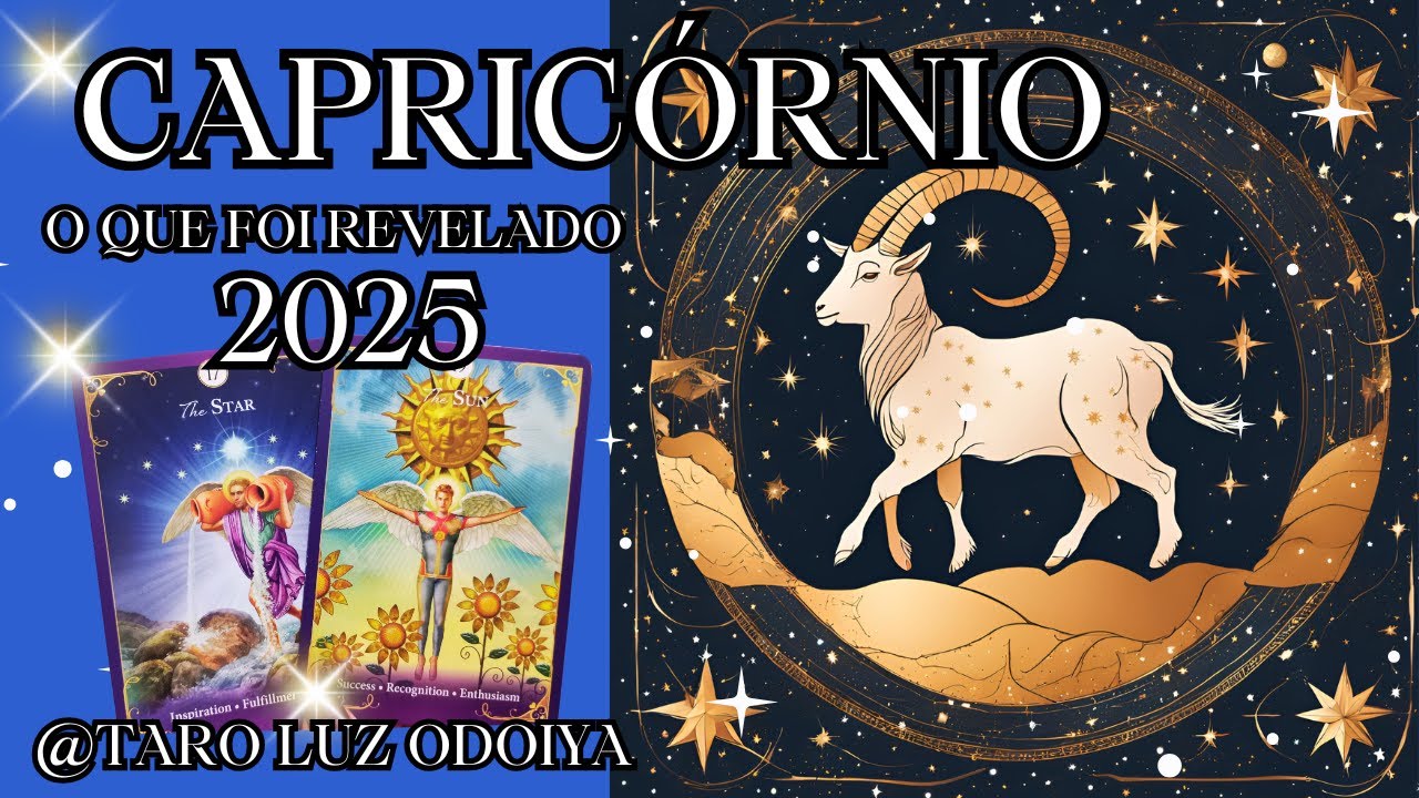 CAPRICÓRNIO🎉2025✨UM ANO QUE VAI MARCAR A SUA VIDA‼️  COM MUDANÇAS QUE VÃO TE SURPREENDER..