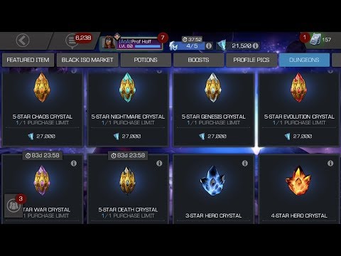 Grading All The New 5-Star Dungeon Crystals!
