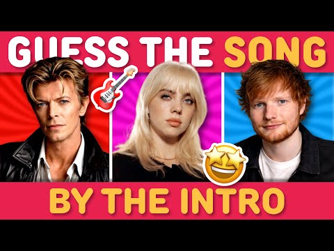 GUESS THE POPULAR SONG BY THE ICONIC INTRO 🎵 🎸 | Music Quiz