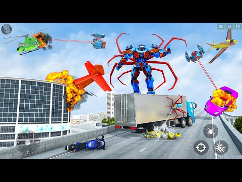 Spider Robot Game: Spider Hero - Android Gameplay