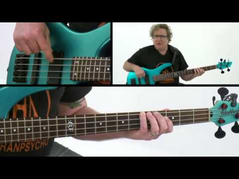 Bass Gutiar Lesson - #14 - Stu Hamm - 50 Pro Bass Grooves