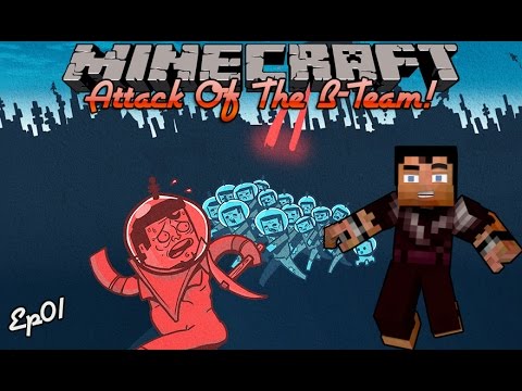 Minecraft:  Attack of The B-Team! | Ep1| Oh My Diamonds!