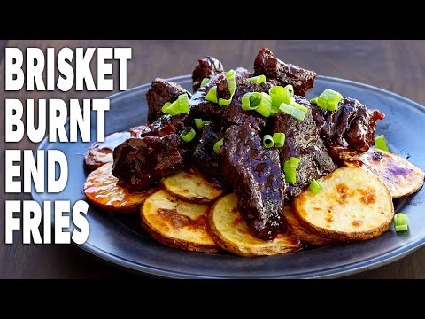 Brisket Burnt End Fries Smoked On The Camp Chef Woodwind WiFi 24