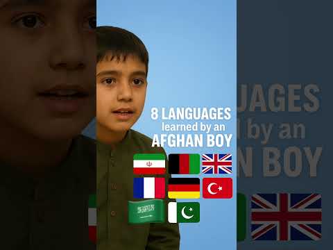 A 9-year-old Afghan boy has amazed the world by learning 8 languages on his own! #languagelearning