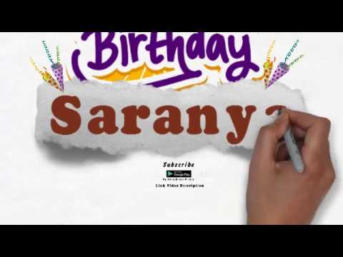 Happy Birthday Saranya