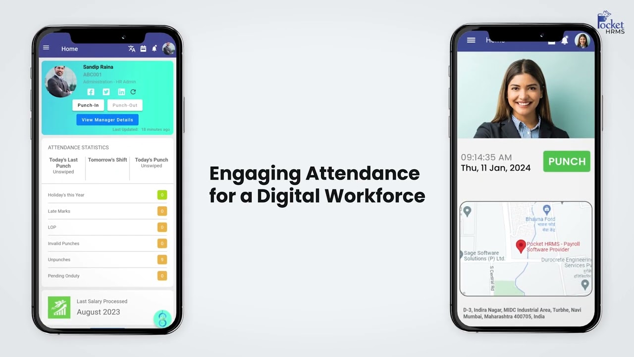 Pocket HRMS ESS Mobile App